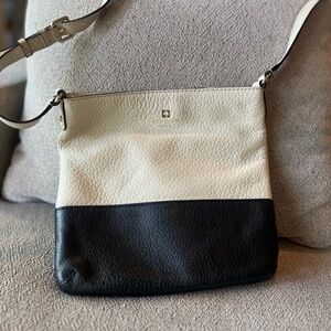 Kate Spade Black and Cream Crossbody Bag